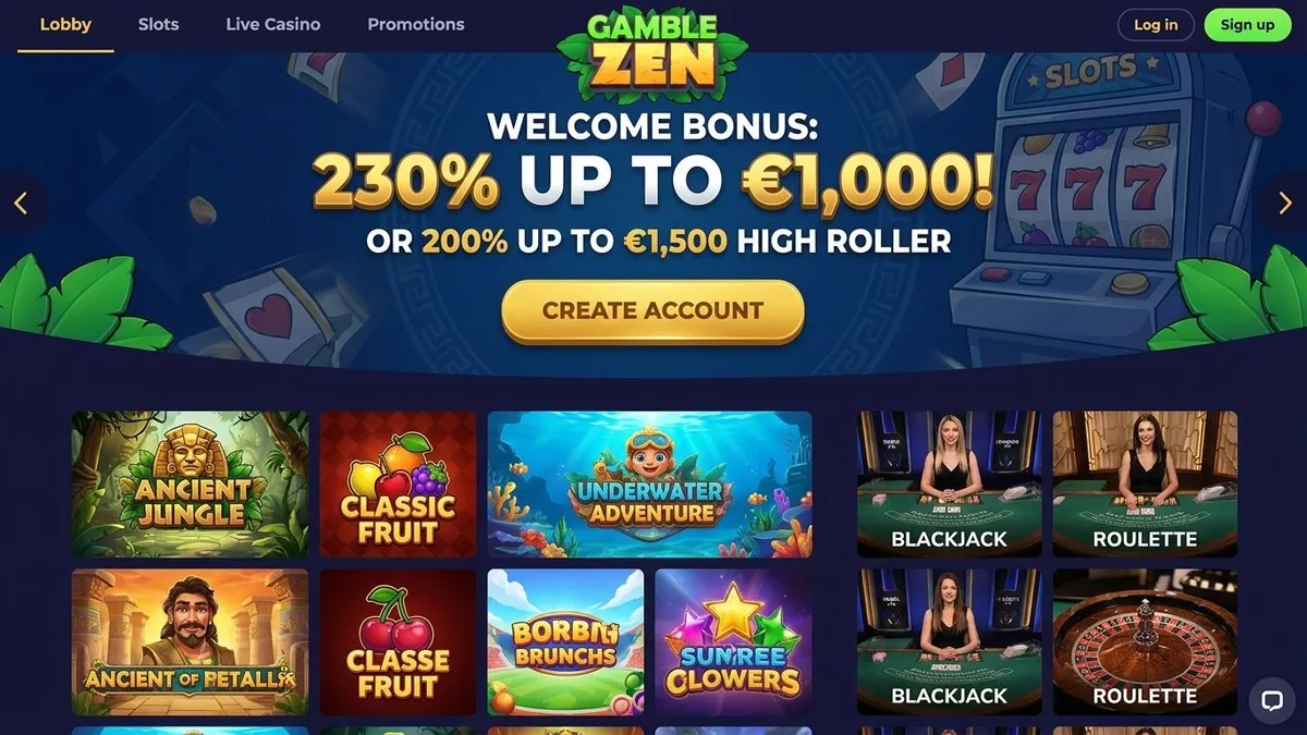 Registro con bono en Gamblezen